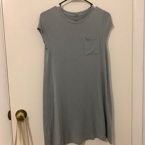 This is a blue/grey tee-shirt dress